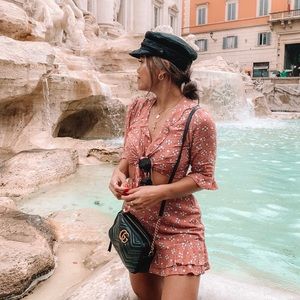 Lulu’s Floral Print Skirt Set